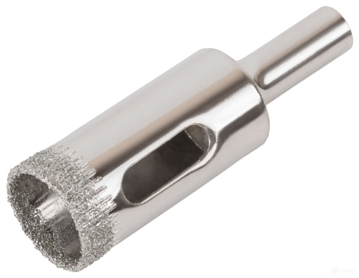 Коронка кольцевая по кафелю и стеклу алмазная 16х50 мм