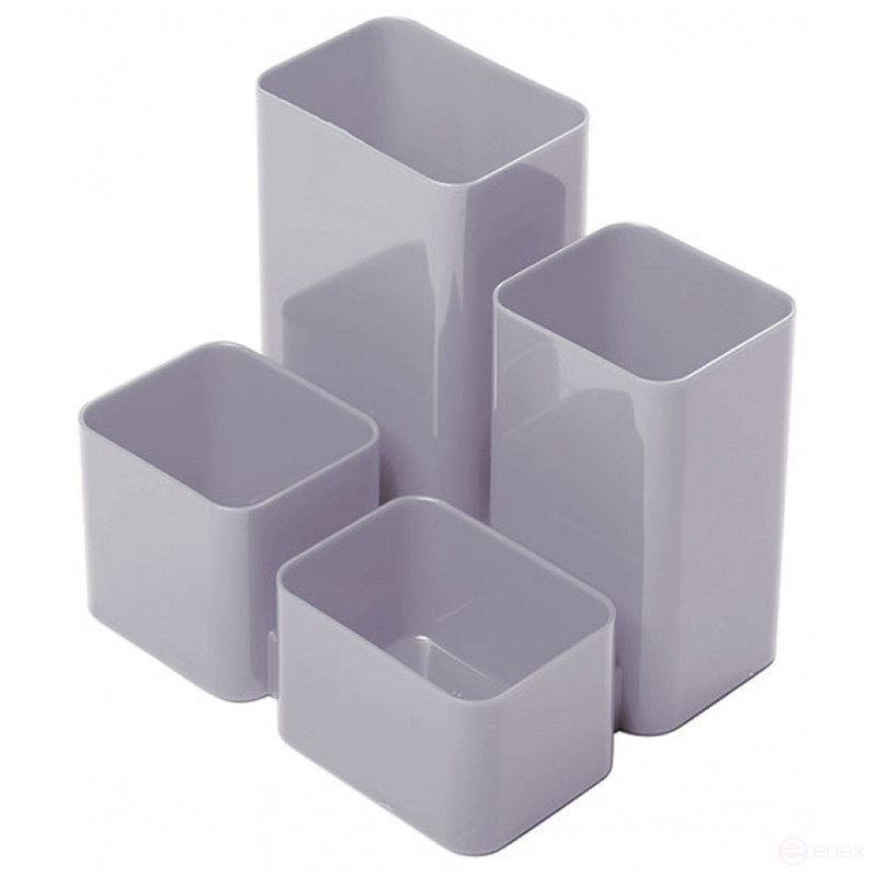 STAMM "Junior" table stand, plastic, grey metallic