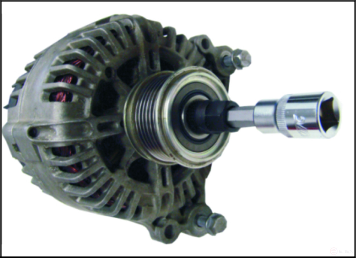 Съемник шкивов генераторов 14 предметов в кейсе JTC