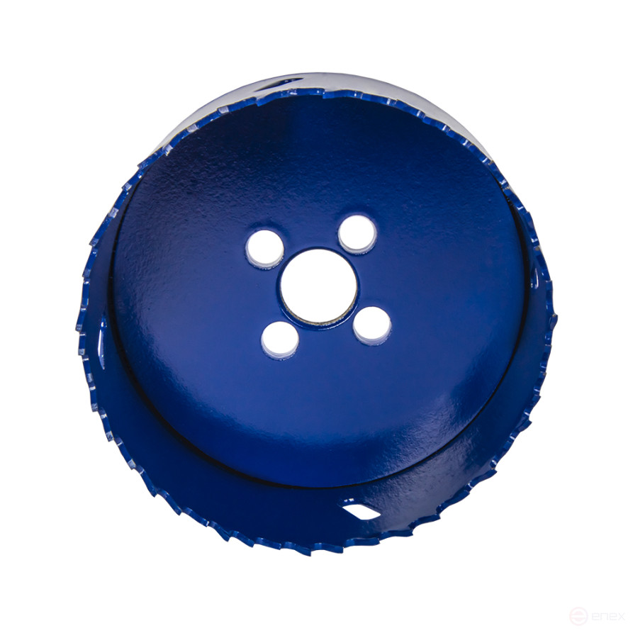 Коронка биметаллическая ПРАКТИКА 83 мм (1шт), клипса (036-056)