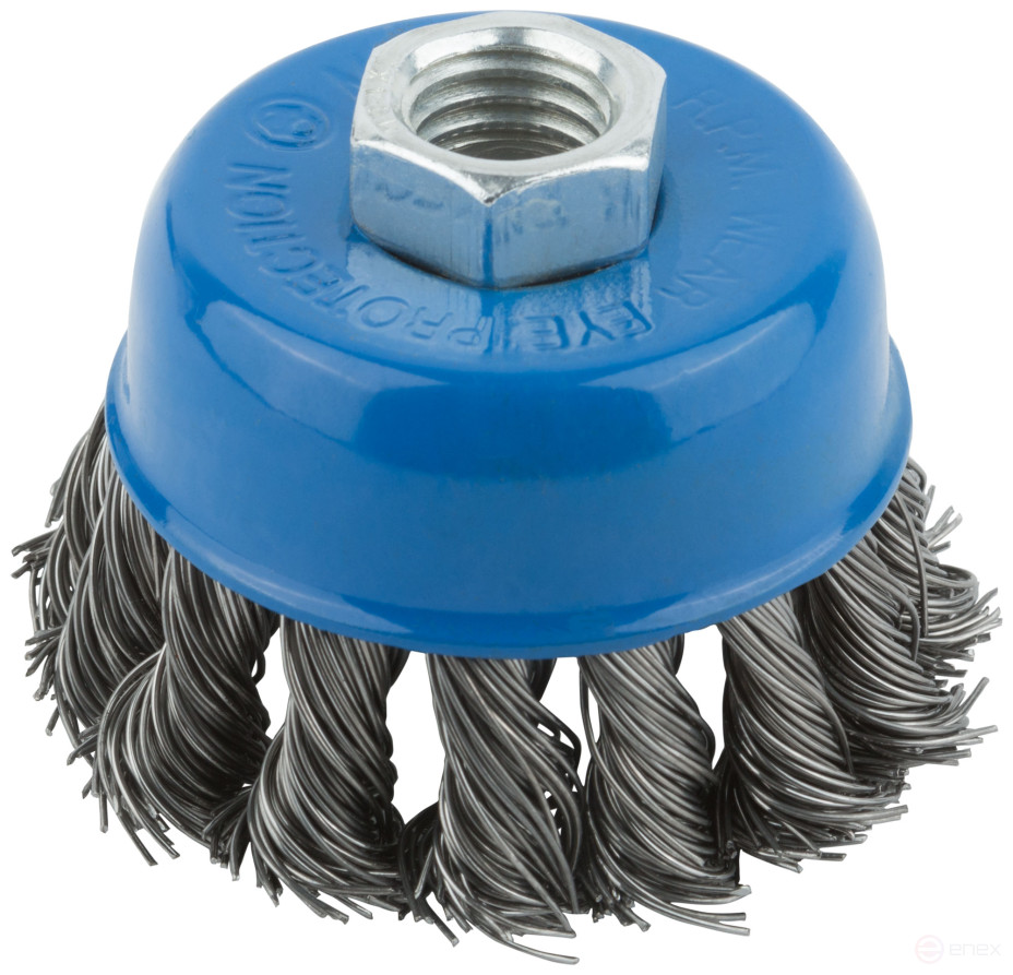 Bowl-type corkscrew, M14 nut, 65 mm twisted steel wire