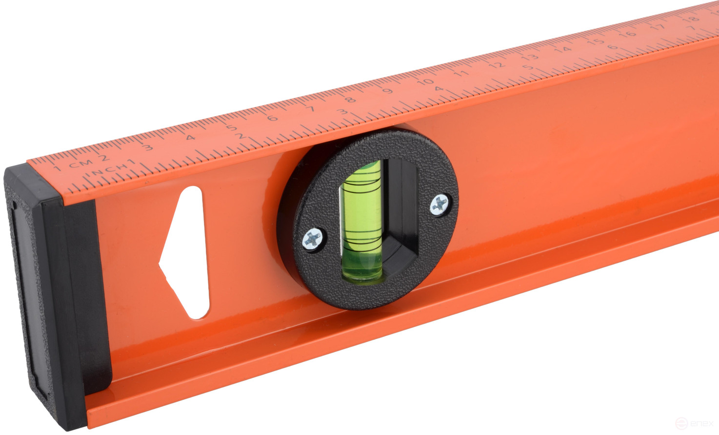 Уровень алюминиевый рельсовый 800 мм (3 глазка, магнитный) BERIL