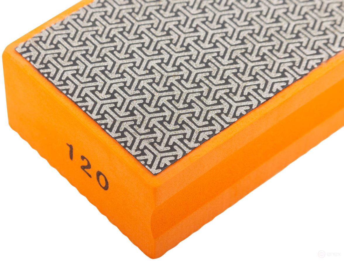 Губка алмазная для сухого шлифования, 90х55 мм, Р120