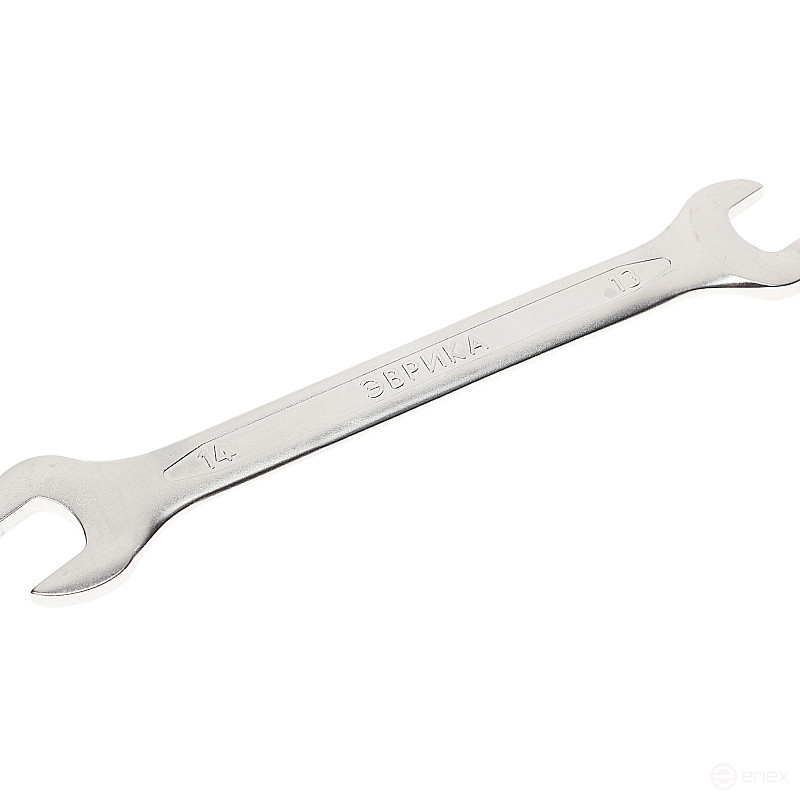 Horn wrench 13x14mm ER-51314 (Chrome vanadium) on holder PRO EUREKA 1/20/200