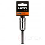 Головка торцевая 6-гранная 1/4", 12 мм, длин.