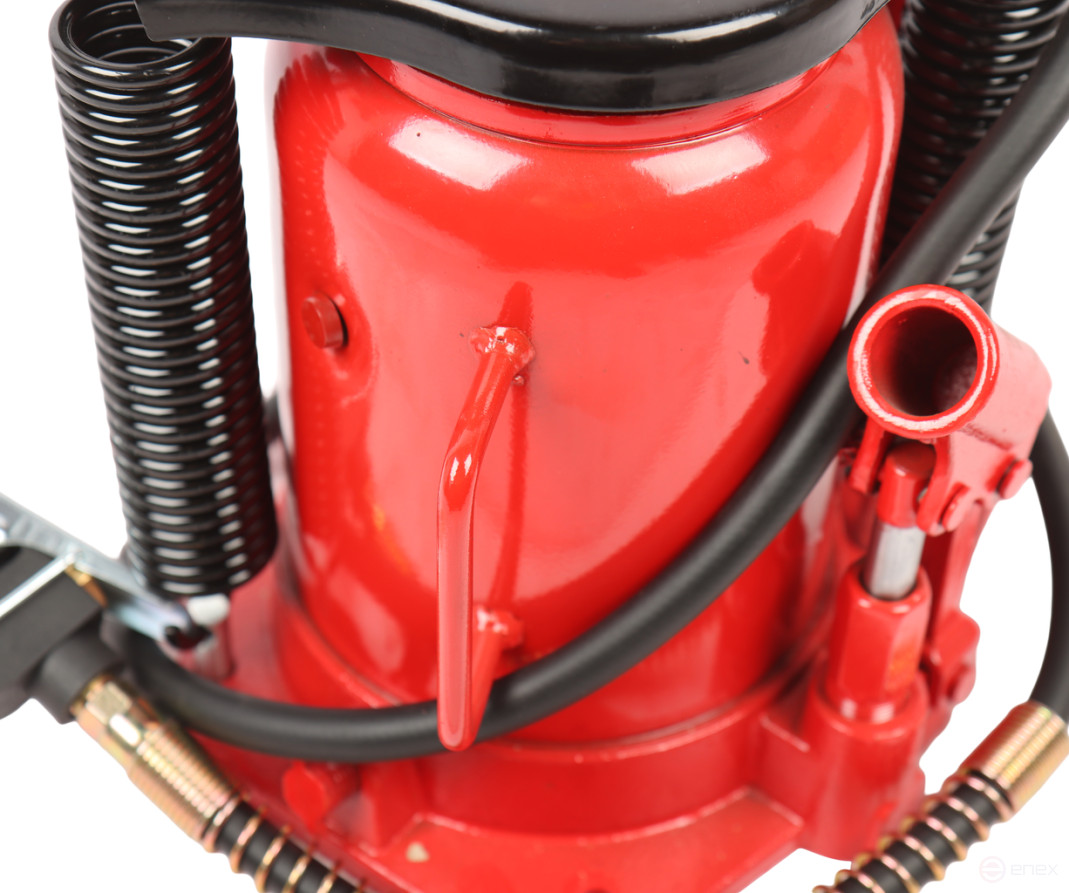 Домкрат бутылочный 35т 255-405мм пневматический GTE