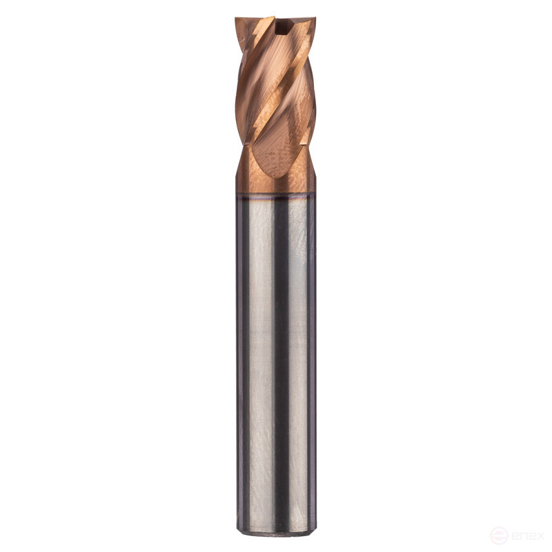 Plosk TV/spl 4Z end mill No.067, 8/8*12*50 HRC55 TiSiN without chamfer Profile fitting