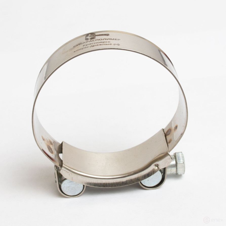 Single-bolt metal power clamp 70-75 mm, 1 piece