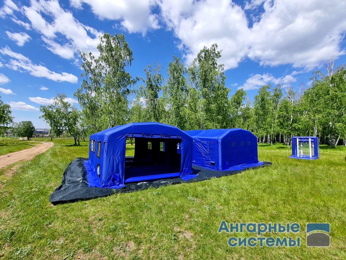 Pneumatic frame modules for sanitation