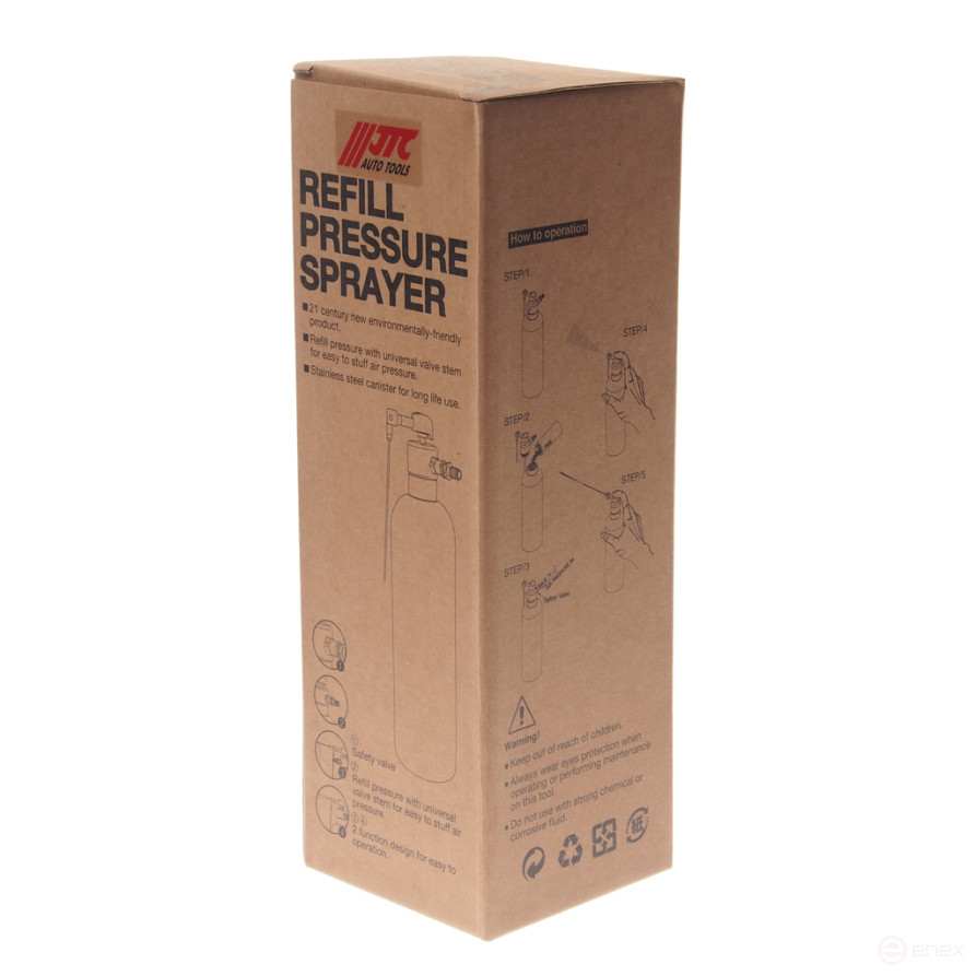 Sprayer with aluminum container 90 PSI, 650cm3 JTC