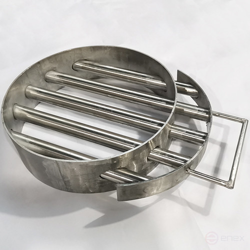 Magnetic grid PROF-MAGNET round with cleaning system, 250x80 mm, 5 rods