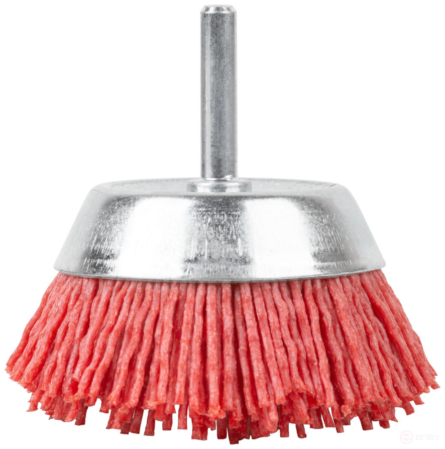 Щетка для дрели, тип "Чашка", нейлон, 75 мм, блистер, CUTOP Profi