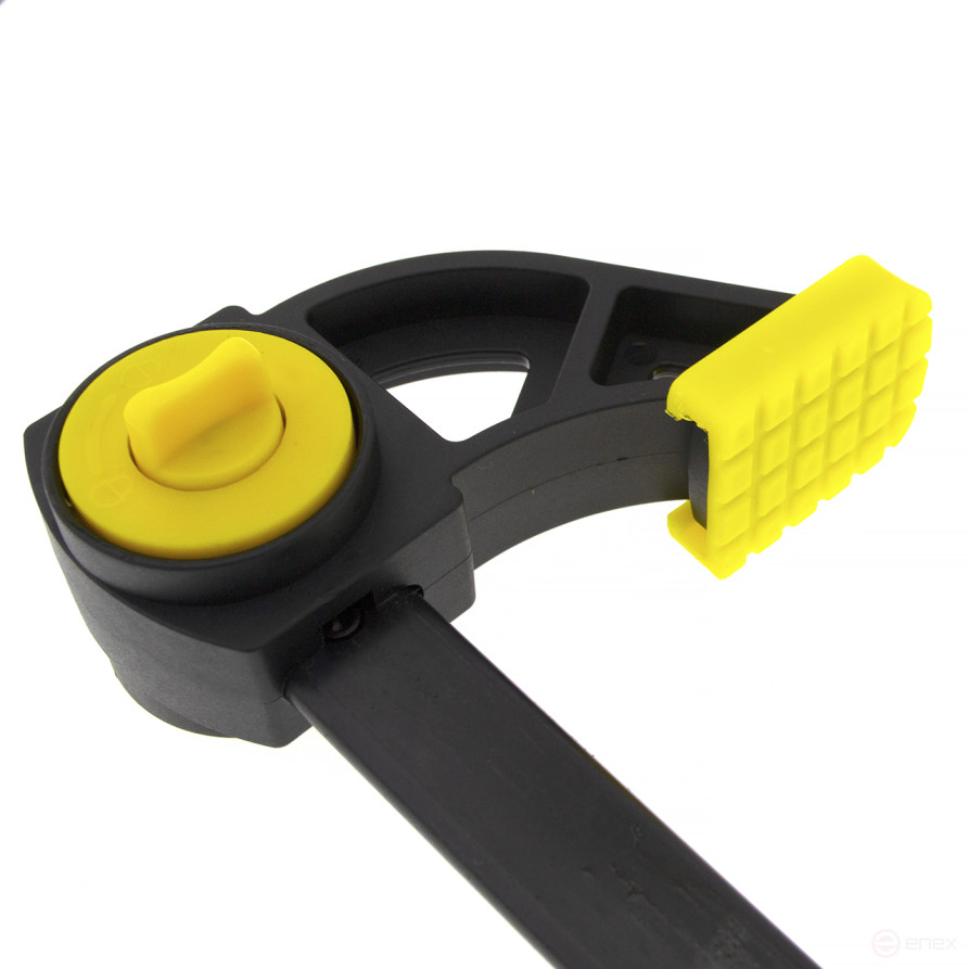 Струбцина, пистолетного типа, быстрозажимная, двухкомпонетная ручка, 18" (450мм), Чеглок (6/12)