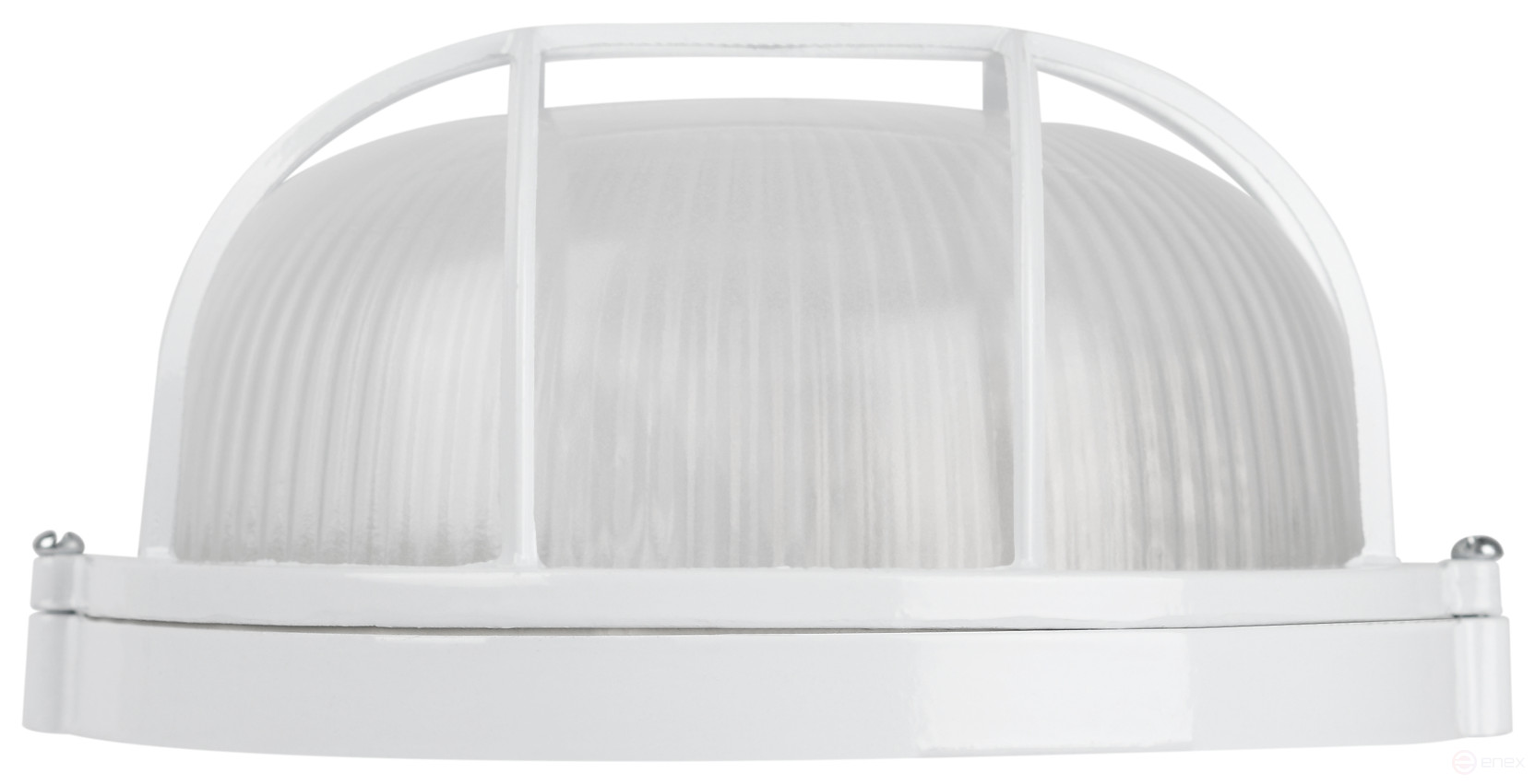 Lamp ERA NBP 03-60-002 Aquatermo aluminum/glass grille IP54 E27 max 60W D176 circle white