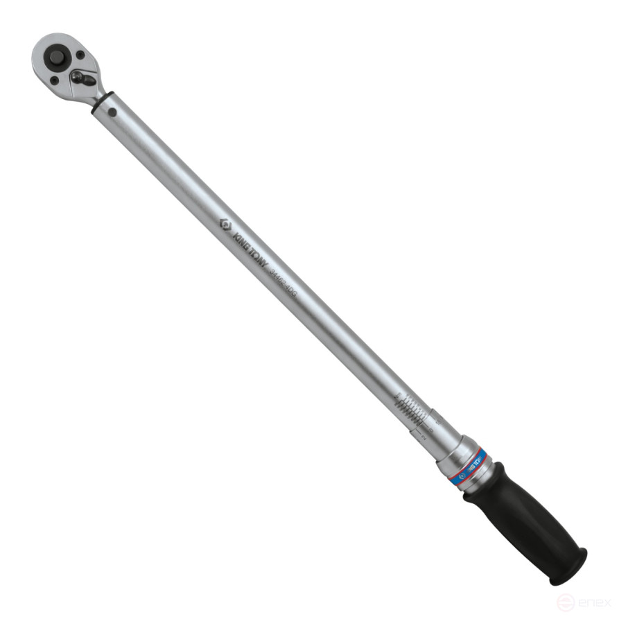 Динамометрический ключ 1/2", 80-400 Нм, "EXACT", для левой и правой резьбы, футляр KING TONY 34462-4DG