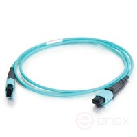 FHD-MC3-503-MPOF12/PS-MPOF12/PS-A-10M-LSZH-AQ Patch cord fiber optic MPO (mom) - MPO (mom), type A, 12 fibers, 50/125 (OM3), 40/100G, LSZH, 10 m
