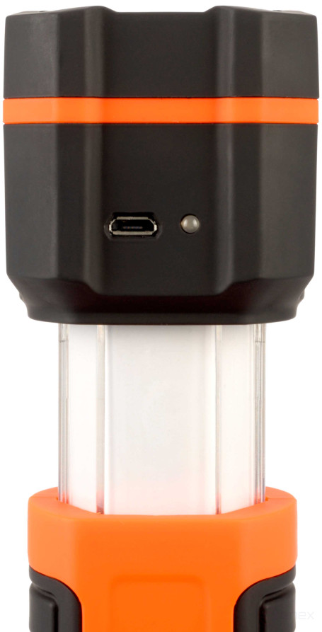 Multi-purpose LED Telescopic Flashlight 3COB+1LED, 280Lm, Li-ion 1800mAh (Car Body) 44315