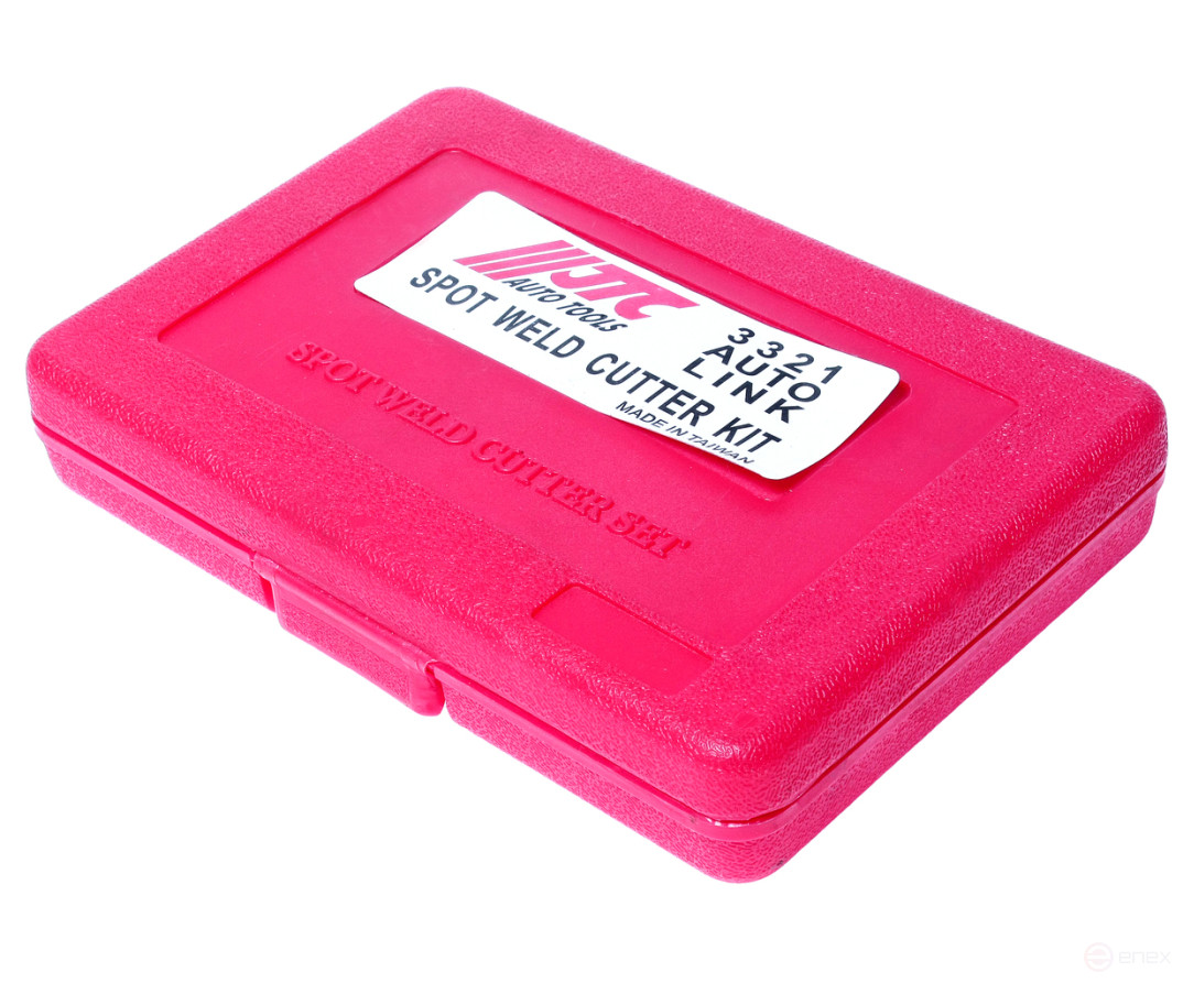 Набор инструментов для высверливания сварочных точек в кейсе JTC