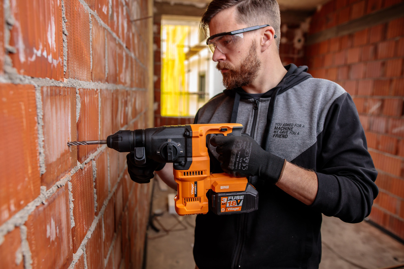 Cordless rotary hammer Villager VLP 0320 without battery, 5100 rpm