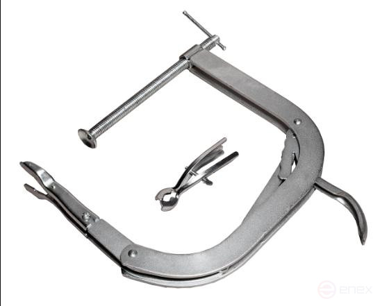 Valve decoupler reinforced with interchangeable grips (straight and curved) JTC