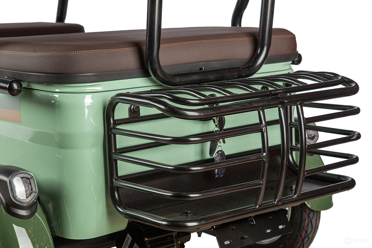 Electric tricycle Rutrike Gelbert Kang 48V/60V 800W, green