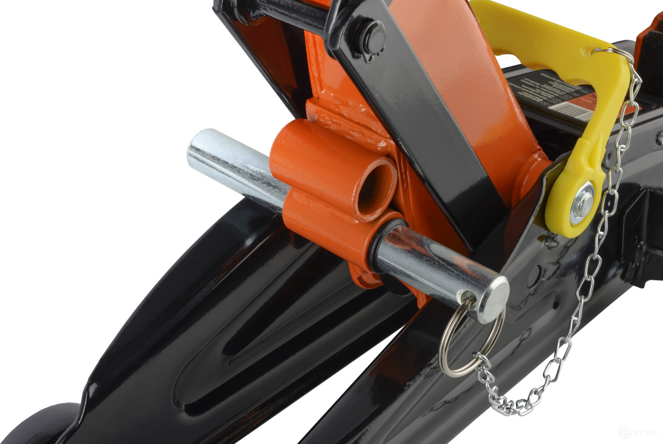 Домкрат гидр. 2.0т (130-330 мм подкатной; с фиксатором; в кейсе) АвтоDело (43228)