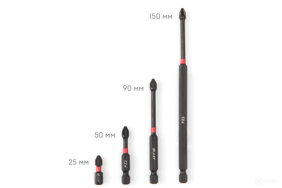 1/4" impact bit, PZ3 × 25 mm, 10 pcs.