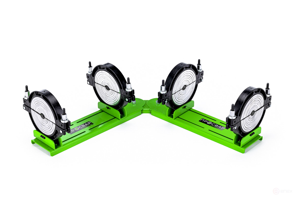 4-clamp positioner for electric coupling welding of pipes CLEARANCE (40-200 mm)