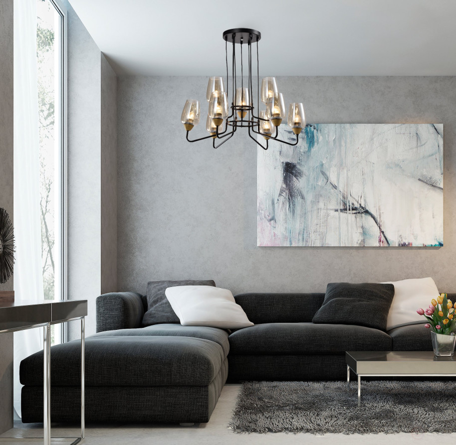 Люстра Rivoli Gera 4065-209 9 х E27 40 Вт дизайн