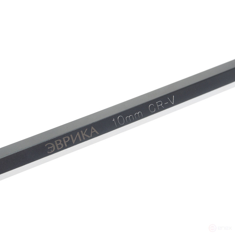 Ключ шестигранный 10мм ER-76510XL: Г-образный экстрадлинный с шаром ЭВРИКА /1/8/16