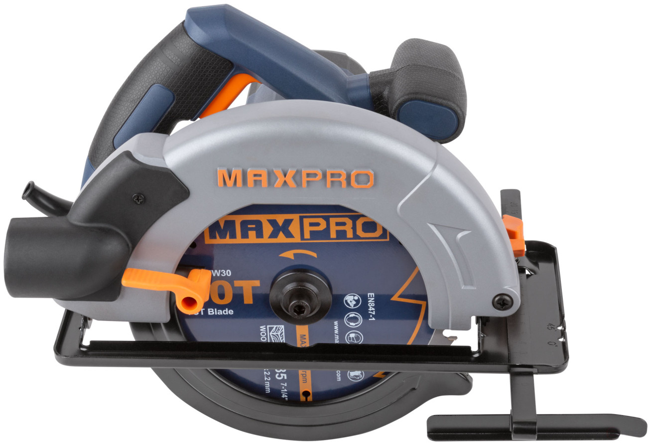 MAX-PRO Circular saw 1400 W; 185/20 mm; 4700 rpm; 4.3 kg; box