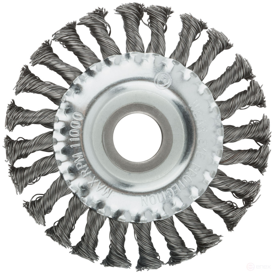 Corkscrew, "wheel" type, seat diameter 22.2 mm, steel twisted wire 125 mm