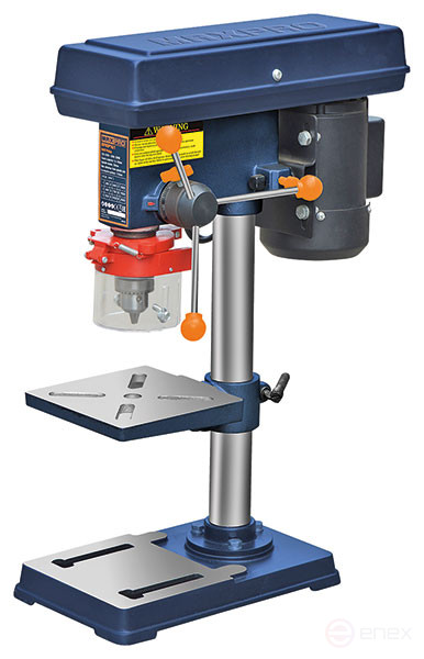 MAX-PRO Станок сверлильный 500 Вт; 280-2500 об/мин; 9 скор.; 1,5-16 мм; 17,5 кг; индукционный мотор; коробка