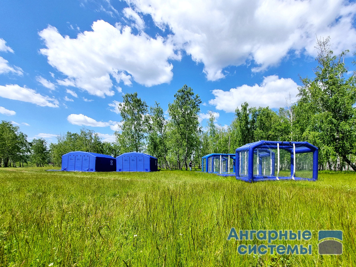 Pneumatic frame modules for sanitation