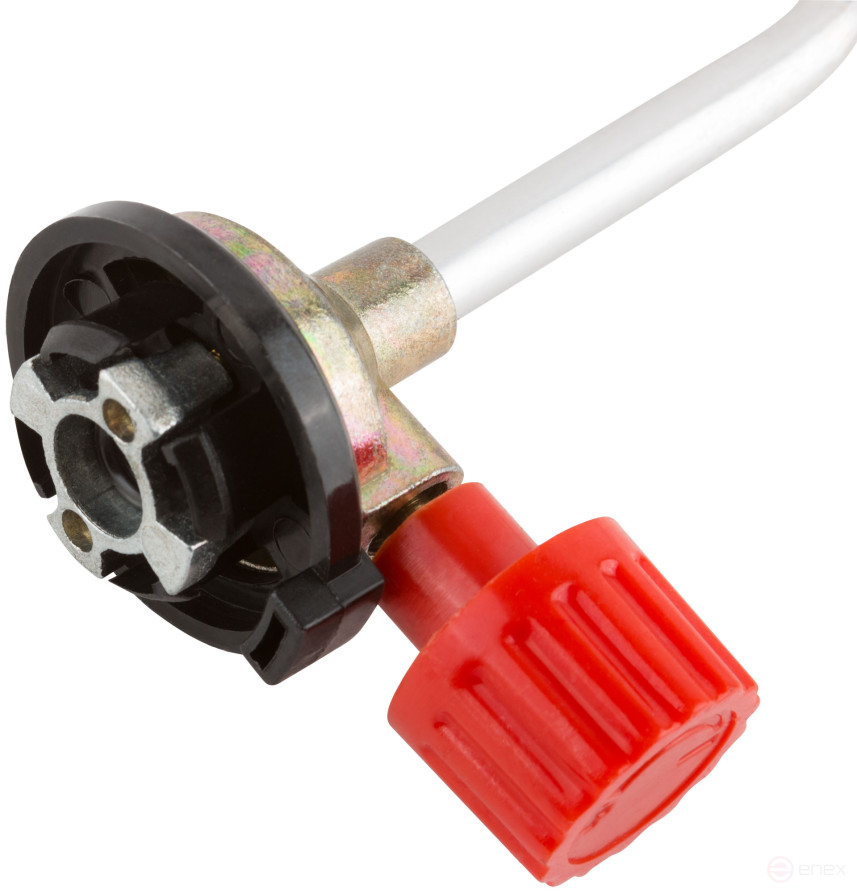 Gas burner for a standard collet cylinder