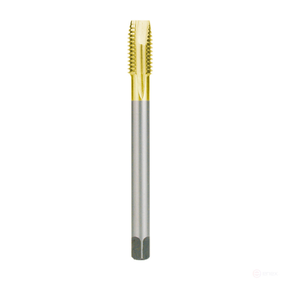 Machine tap HSS ground M 18x2.5 TiN for through holes