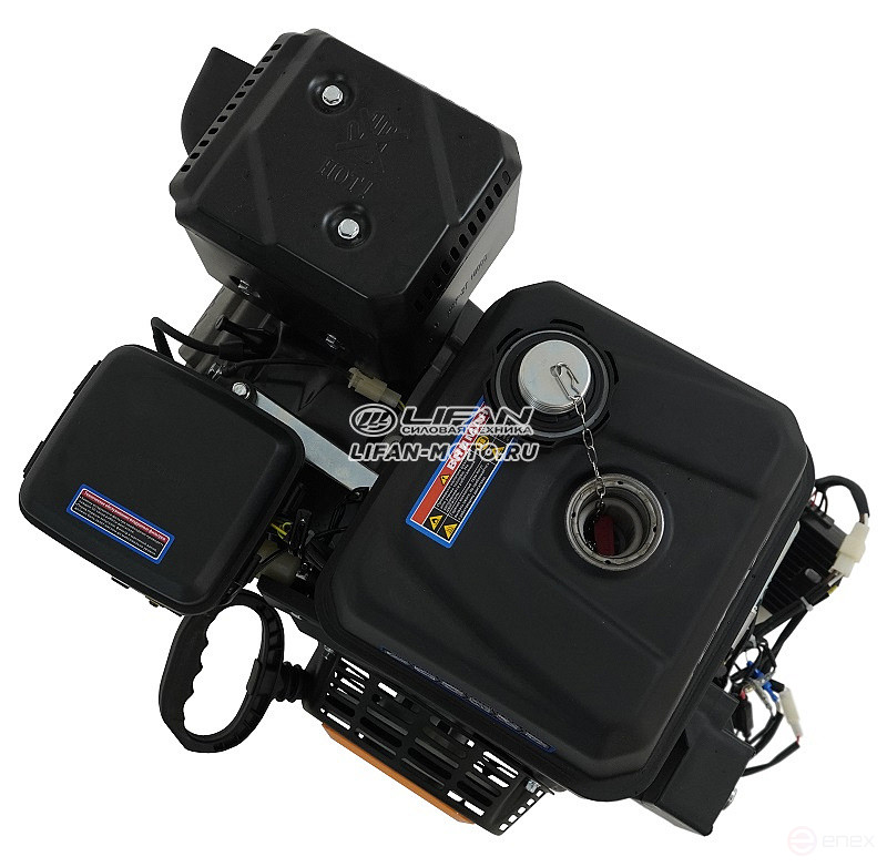 Lifan KP500E ECC engine, 25mm shaft, 18 Amp coil (filter element type "winter")