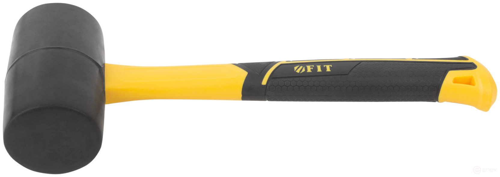 Киянка резиновая, фиберглассовая ручка 60 мм (450 гр)