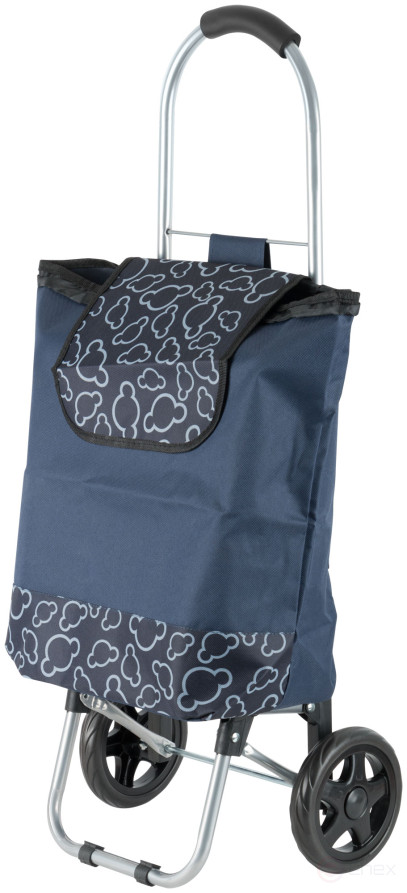Shopping cart with a bag, load 30 kg