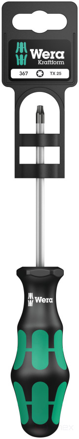 367 TORX® SB Отвёртка, TX 25 x 100 мм, с держателем-еврослот