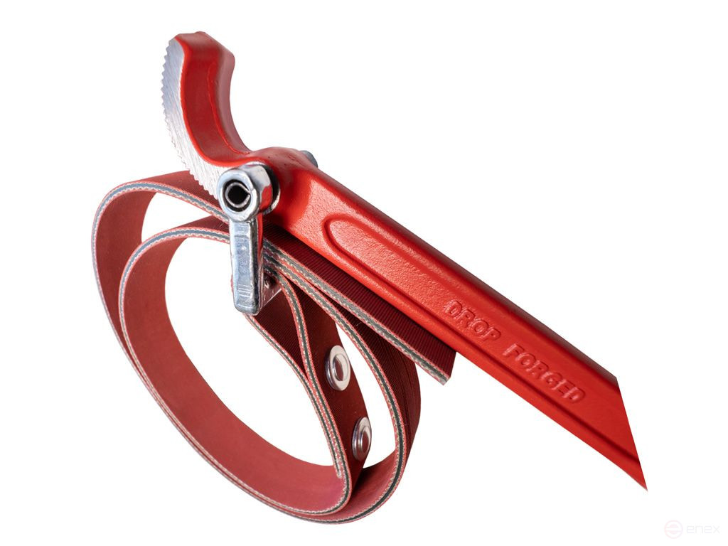 Усиленный ремешковый ключ VOLL для труб D до 220 мм.