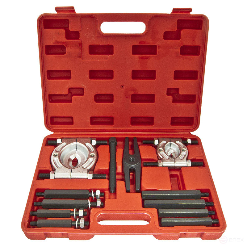 Set of pullers ER-86847 bearings of separator type 12pr. (30-50, 50-75mm), in a case EUREKA /1/4