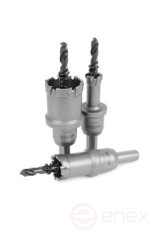 TST crown MESSER 17X25 with centering drill and pushing spring