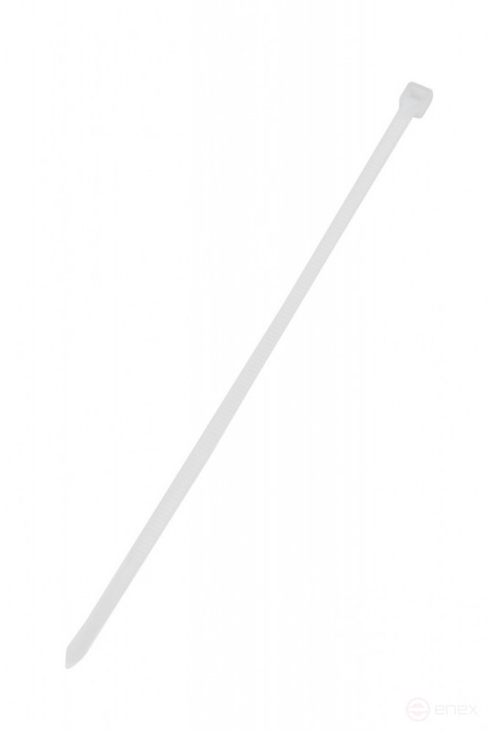 WRline WR-SHN-36-150W Стяжка-хомут 3,6х150 мм, кабельная нейлоновая 6,6, неразъемная, цвет белый (100шт)