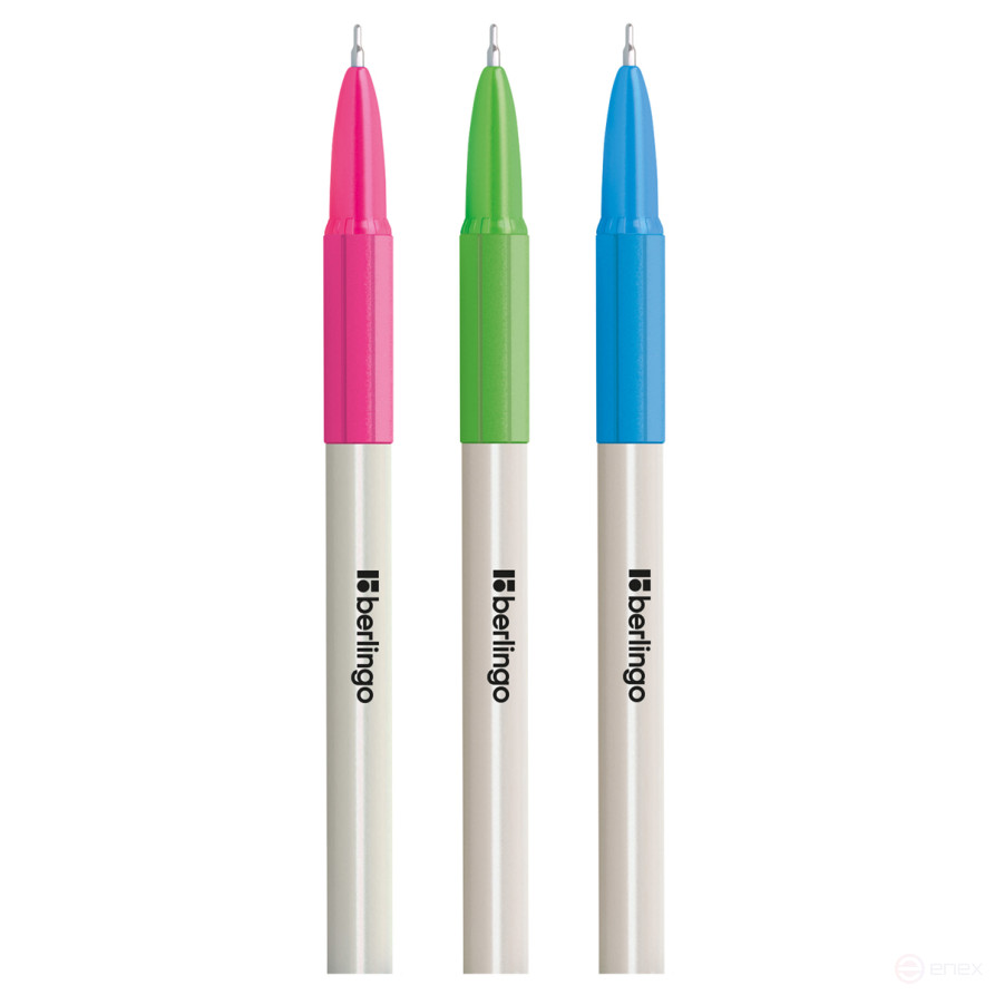 Ручка шариковая Berlingo "Perlamutik Pro" синяя, 0,7 мм, грип