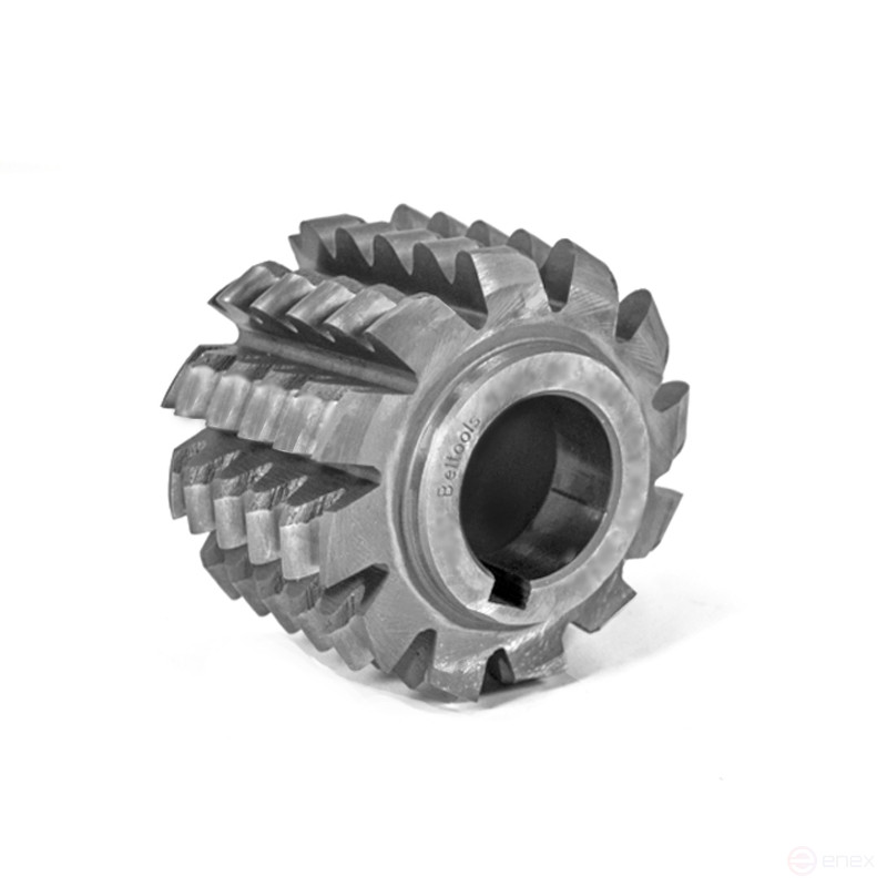Screw milling cutter for sprocket teeth t=9.525 dp=5 B P6M5 (2523-0033) 71x56x27 (2gr.36 min.) 4162 Z=12 isp1 Beltools