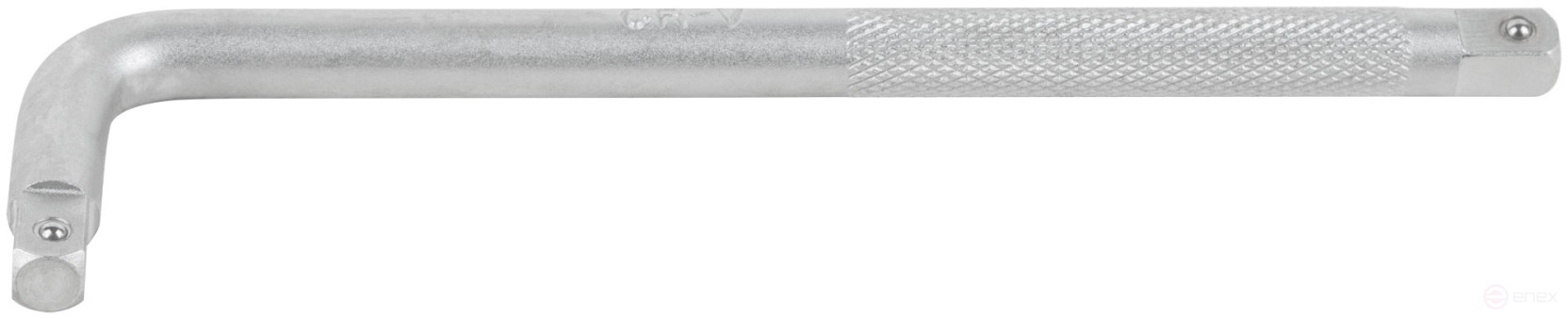 Вороток L-образный CrV 3/8" х 200 х 50 мм