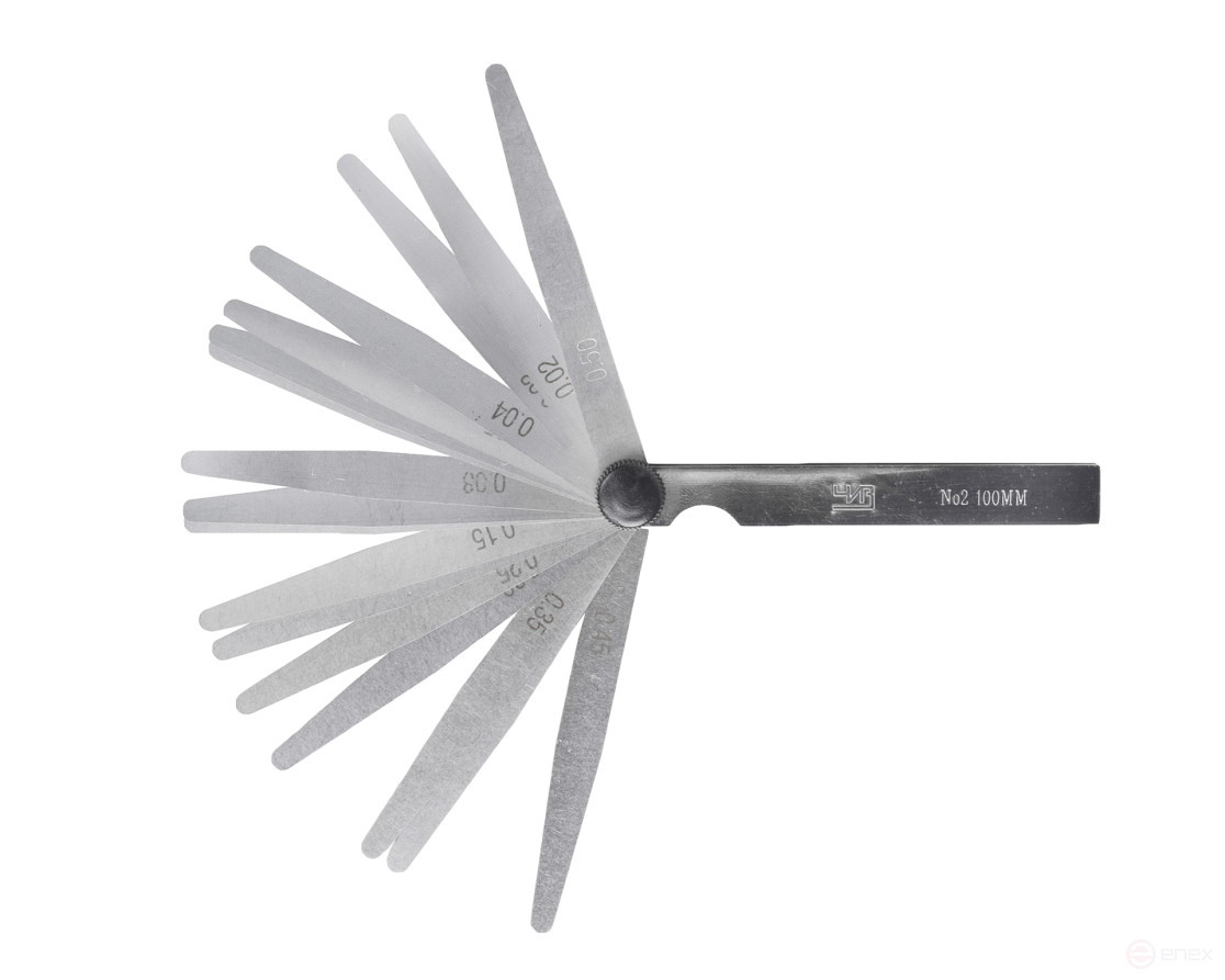 Набор щупов N2 0,02 - 0,5 L=100 ЧИЗ