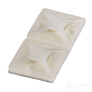 Площадка самоклеющаяся естественного цвета до 4,8 мм, 28x28 мм (упак.100шт)