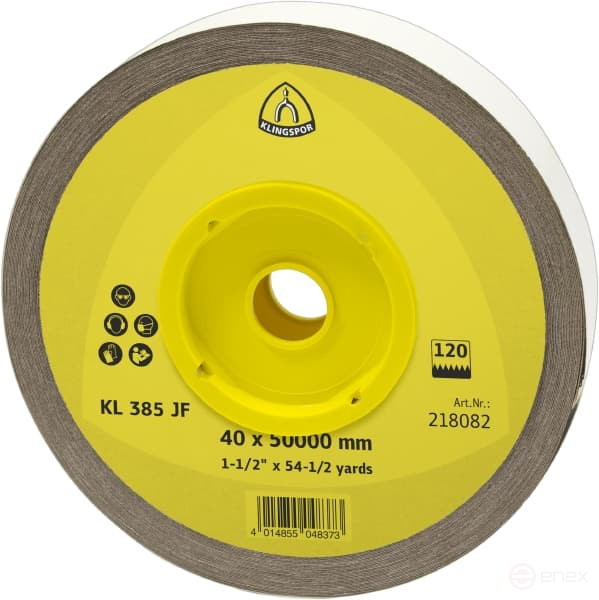 Brown cloth-based sandpaper KL 385 JF_SR, 50 x 50000, 218097